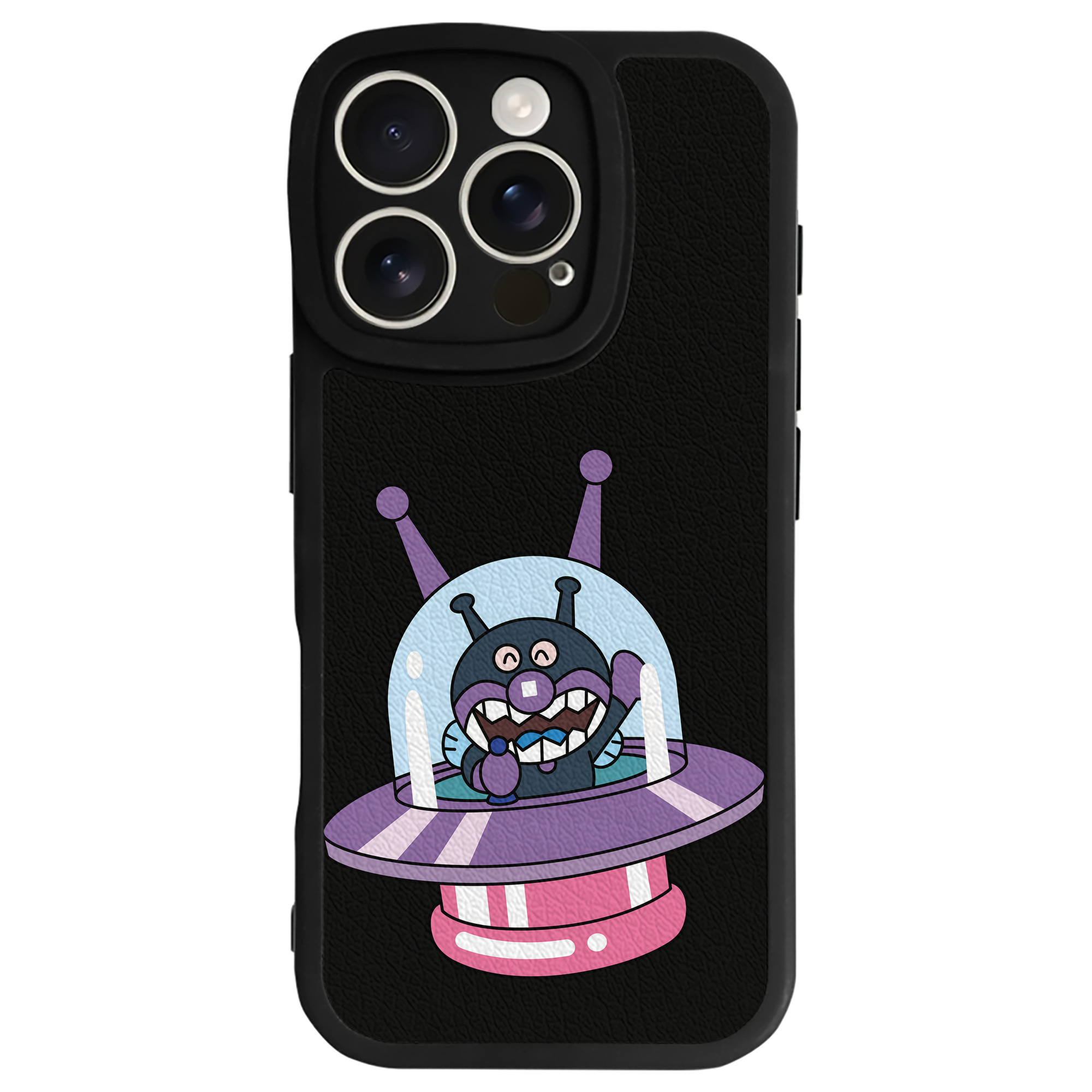 （画像用） アンパンマン Anpanman 【iPhone 16シリーズ対応】シリコンスマホケース（レザー調） 材質：シリコン